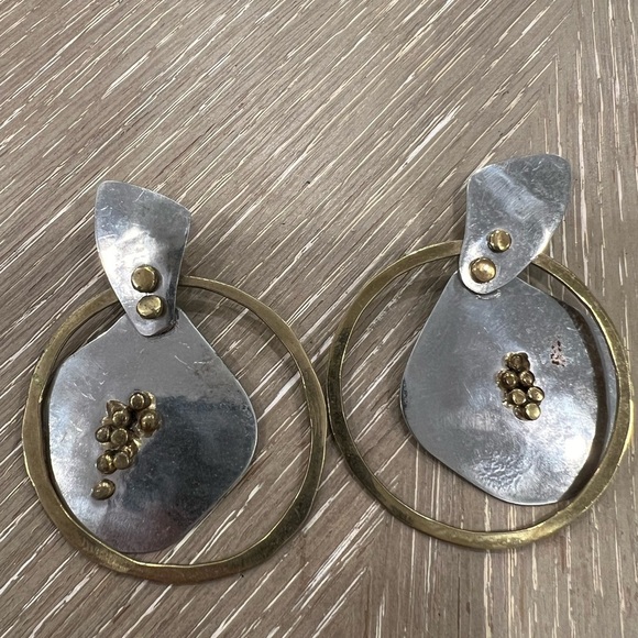 Vintage Jewelry - Vintage earrings silver